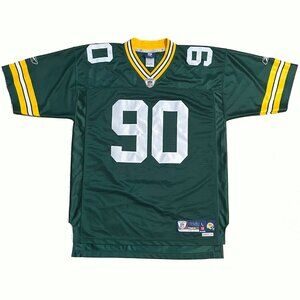 Reebok On Field BJ Raji Green Bay Packers NFL Jersey #90 Size L